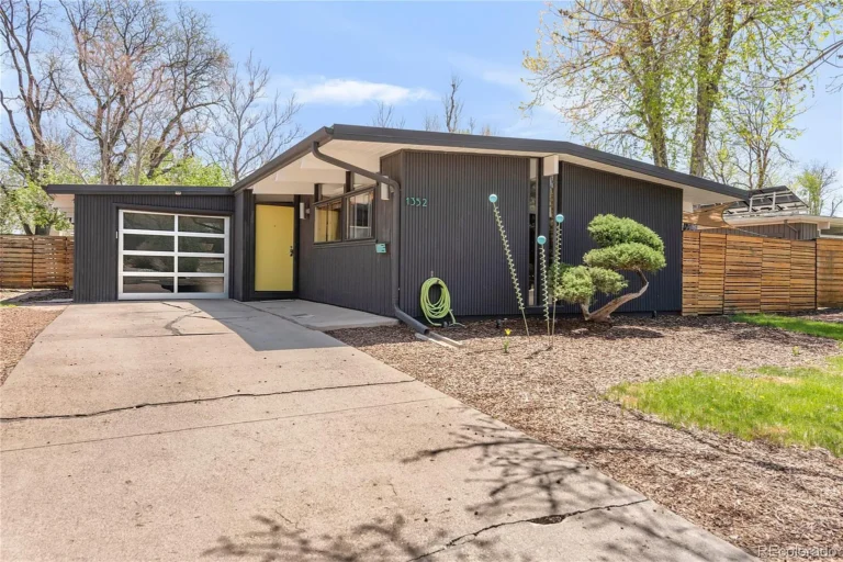 Custom home front exterior Denver