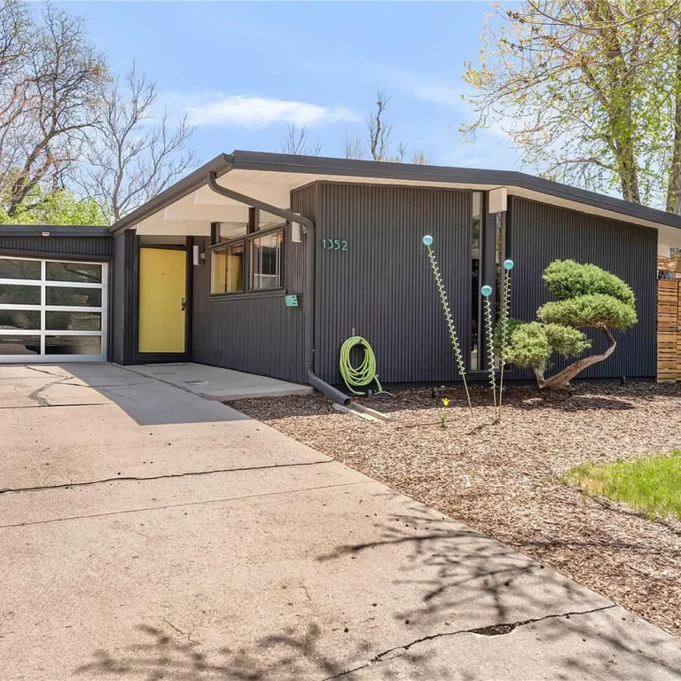 Custom home front exterior Denver